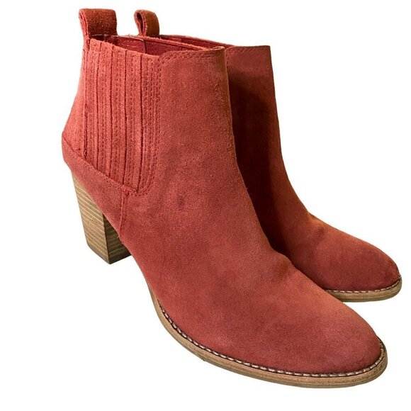 Suede Ankle Boots in Rusty pink - Picture 11 of 11